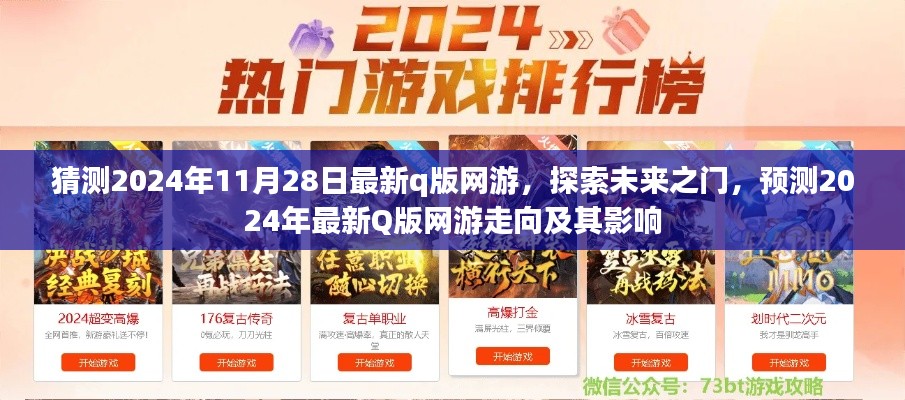 揭秘未来之门,预测与探索2024年最新Q版网游趋势及其影响