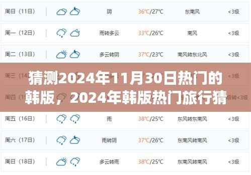 2024年韩版热门旅行猜想,与自然美景相遇,探寻内心宁静之旅