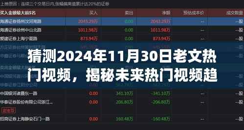 揭秘未来老文热门视频趋势,预测、制作与新手教程指南(2024年预测版)
