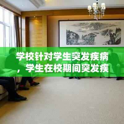 学校针对学生突发疾病,学生在校期间突发疾病的防范及处置预案