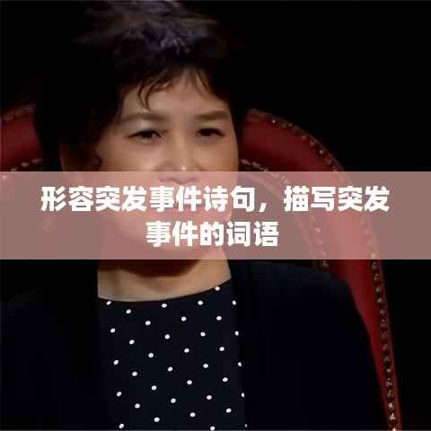 形容突发事件诗句,描写突发事件的词语