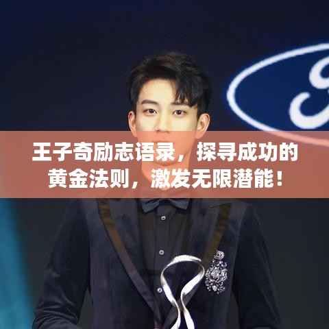 王子奇励志语录,探寻成功的黄金法则,激发无限潜能!