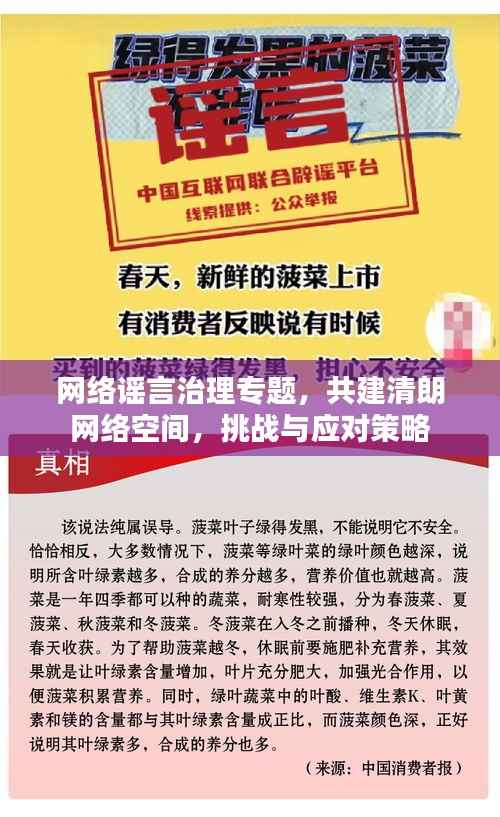 网络谣言治理专题,共建清朗网络空间,挑战与应对策略