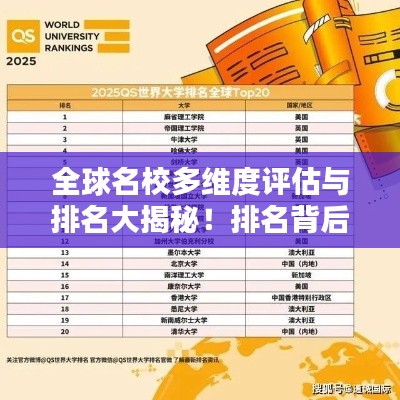 全球名校多维度评估与排名大揭秘！排名背后的秘密一网打尽！