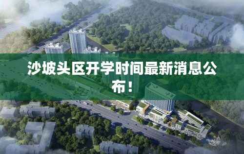 沙坡头区开学时间最新消息公布!